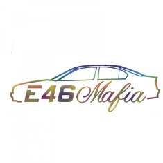 Sticker BMW E46 Mafia