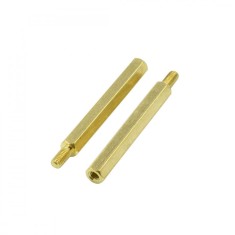Set 10 distanțieri mama-tata M3 45mm &ndash; Fixare sigură pentru proiecte electronice