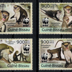 GUINEEA-BISSAU 2013 - Fauna, Maimute /serie completa MNH