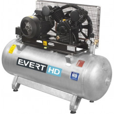 Compresor Aer Evert 270L, 400V, 5.5kW EVERTHD75-270-900