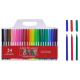 Set Carioci, Little President, 24 Bucăți, V&acirc;rf Subțire, Multicolor, Oem