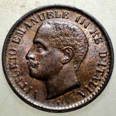 E.043 ITALIA VITTORIO EMANUELE III 1 CENTESIMO 1904 R XF/AUNC