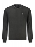 Cumpara ieftin Pulover barbati, cu mini logo brodat, Regular fit, negru, L