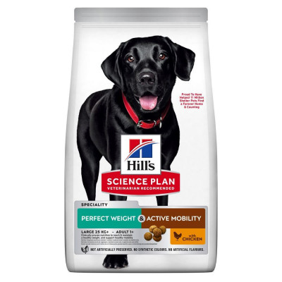 Hill&amp;amp;#039;s Science Plan Canine Adult Perfect Weight &amp;amp;amp; Active Mobility Chicken 12 kg foto