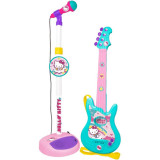 Set chitara si microfon Hello Kitty 1494, Reig Musicales