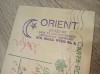 BRASOV, RECLAMA, CARTE POSTALA 1936 *** ORIENT, CASA DE COVOARE , BRASOV, Circulata, Printata