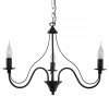Candelabru MINERWA 3 negru, Sollux Lighting