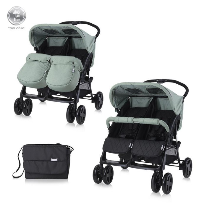 Carucior pentru Gemeni Twin, Lorelli (Model / Culoare: Cool Grey)