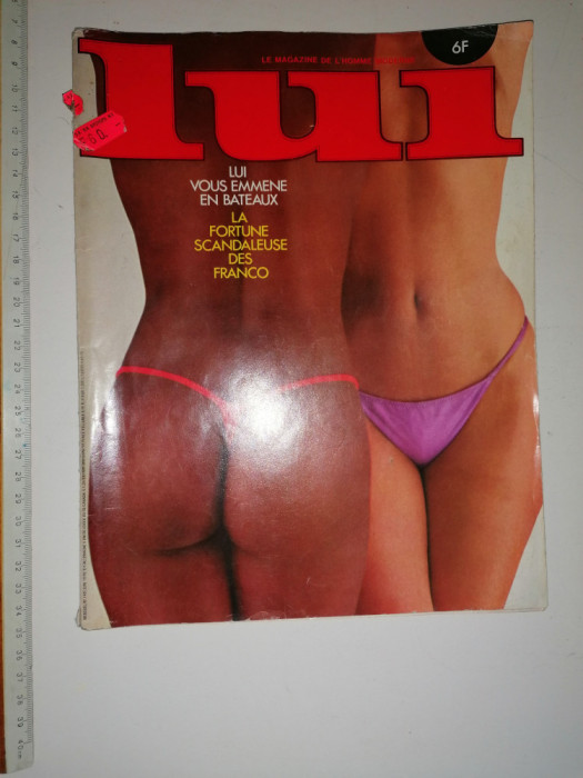 RARA = REVISTA SEXY LUI IUNIE 1976 - CONTINE FOARTE MULTE RECLAME