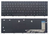 Tastatura laptop noua LENOVO Ideapad 110-15ISK 110-17ACL 110-17IKB 110-17ISK Black Frame Black US