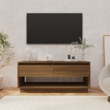 vidaXL Comodă TV, stejar maro, 102x41x44 cm, PAL