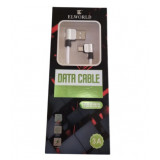 Cablu De date Si Incarcare Pentru Telefon,mufa tip microUSB,Fast Chartging\Data, 3.4A culoare silver