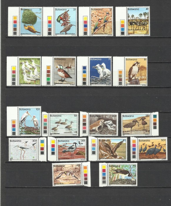 BOTSWANA 1982 FAUNA PASARI