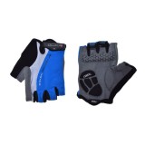 Manusi ciclism adulti, Leoshi, cu gel, culoare albastru/alb, marime M Cod:LSL3244