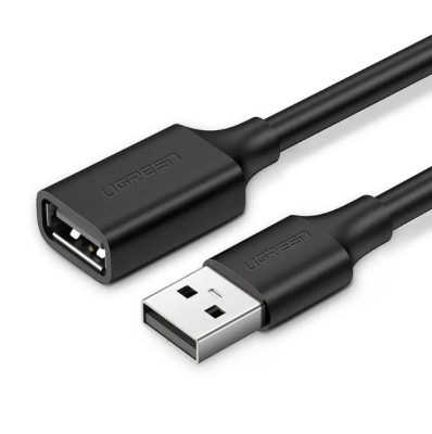 CABLU USB Ugreen prelungitor, &amp;quot;US103&amp;quot; USB 2.0 (M) la USB 2.0(T), 1.5 m, negru foto