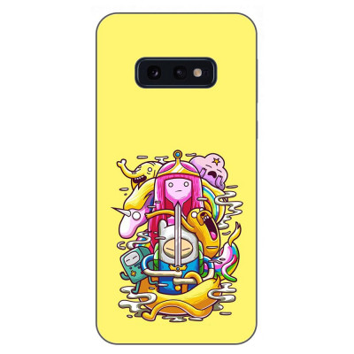 Husa compatibila cu Samsung Galaxy S10e Silicon Gel Tpu Model Adventure Time Poster foto