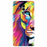 Husa silicon pentru Huawei Mate 10, Colorfull Lion 002