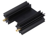 Radiator extrudat SOT32 TO220 TO3P negru 38.1mm 11K/W