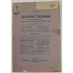 APARATORUL SATEANULUI , REVISTA POPULARA PENTRU STARPIREA RELELOR DE CARE E BANTUITA POPULATIA RURALA , ANUL I , NR. 6 , 1 MAI 1906 , PREZINTA PETE SI