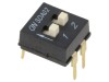 Comutator DIP-SWITCH 2 Secțiuni ON-OFF 24VDC