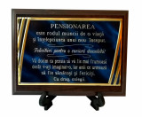 Cadou pentru Pensioanare - placheta lemn