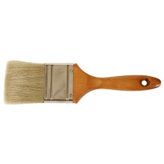 Pensula Strend Pro JA019, 3,0 , plata, galbena, cu maner din lemn foto
