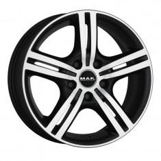 Jante MARTIN MOTORS 520 5.5J x 14 Inch 4X108 et16 - Mak Veloce Ice Black - pret / buc foto