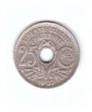 Moneda Franta 25 centimes 1927, stare foarte buna, curata, Europa, Cupru-Nichel