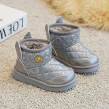 Cizme imblanite argintii - Duck (Marime Disponibila: Marimea 24)