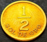 Cumpara ieftin Moneda exotica 1/2 SOL DE ORO - PERU, anul 1976 * Cod 2079 A, America Centrala si de Sud