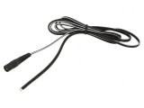 Cablu de Alimentare DC 5,5/2,1 Negru 1,5m