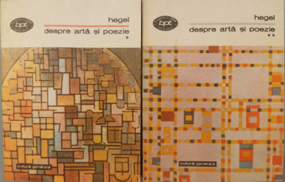 Despre arta si poezie (Vol. 1 + 2) - Hegel foto