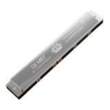 Cumpara ieftin Muzicuta profesionala metalica in cutie Harmonica cu 28 note,QI MEI