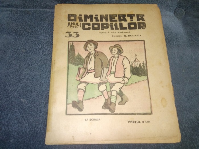 REVISTA DIMINEATA COPIILOR NR 33 1924