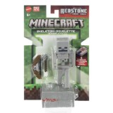 MINECRAFT CRAFT A BLOCK FIGURINA SKELETON 8CM