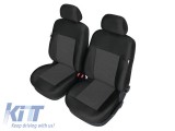 Tapiterie Kegel seria Apollo potrivita pentru doua scaune frontale separate, neagra cu gri Performance AutoTuning