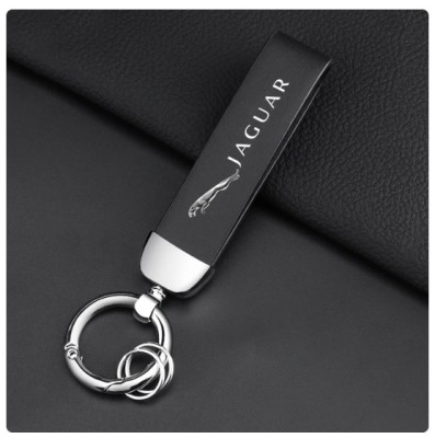 Breloc auto model pentru JAGUAR din piele si metal foto