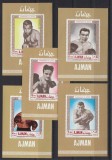 AJMAN, BOX - 5 COLIȚE MNH, Nestampilat