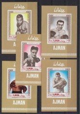 AJMAN, BOX - 5 COLIȚE MNH foto