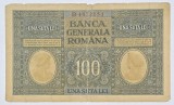 BANCNOTA UNA SUTA LEI 1917, CIRCULATA