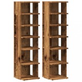 Cumpara ieftin Pantofare, 2 buc., lemn vechi, 28x27x102 cm, lemn prelucrat