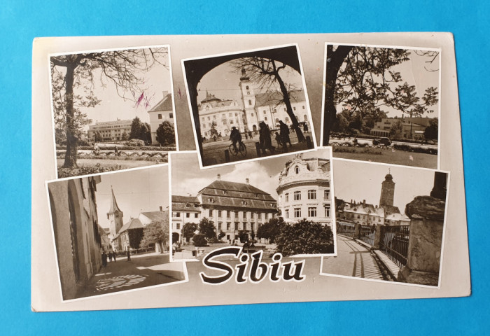 Carte Postala circulata, veche anii 1960 RPR - SIBIU