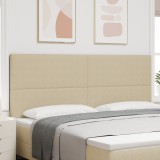vidaXL Tăblie de pat design simplu, gri verde deschis, 200 cm raiat