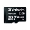 Card Memorie microSDHC Verbatim, 32Gb, Clasa 10 / UHS-1 U1, Cu Adaptor