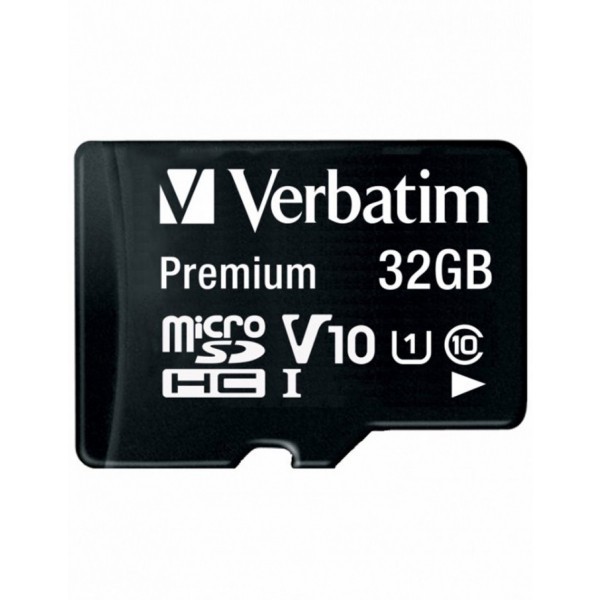 Card Memorie microSDHC Verbatim, 32Gb, Clasa 10 / UHS-1 U1, Cu Adaptor