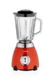 Cumpara ieftin Blender RETRO Zilan ZLN7057 Rosu, capacitate 1.5 L, putere 500W, lame din otel