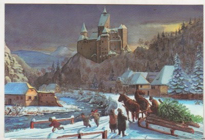 bnk cp Castelul Bran - Vedere - necirculata foto