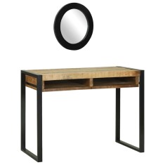vidaXL Masă de Toaletă Maro 100 x 50 x 75 cm Lemn masiv de mango 4015965