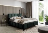 Pat Rubik 180x200 cm Tapitat Catifea Verde Somiera Inclusa (cod ML 2223-57)
