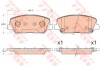 Set placute frana,frana disc KIA PRO CEED (JD) (2013 - 2016) TRW GDB3582